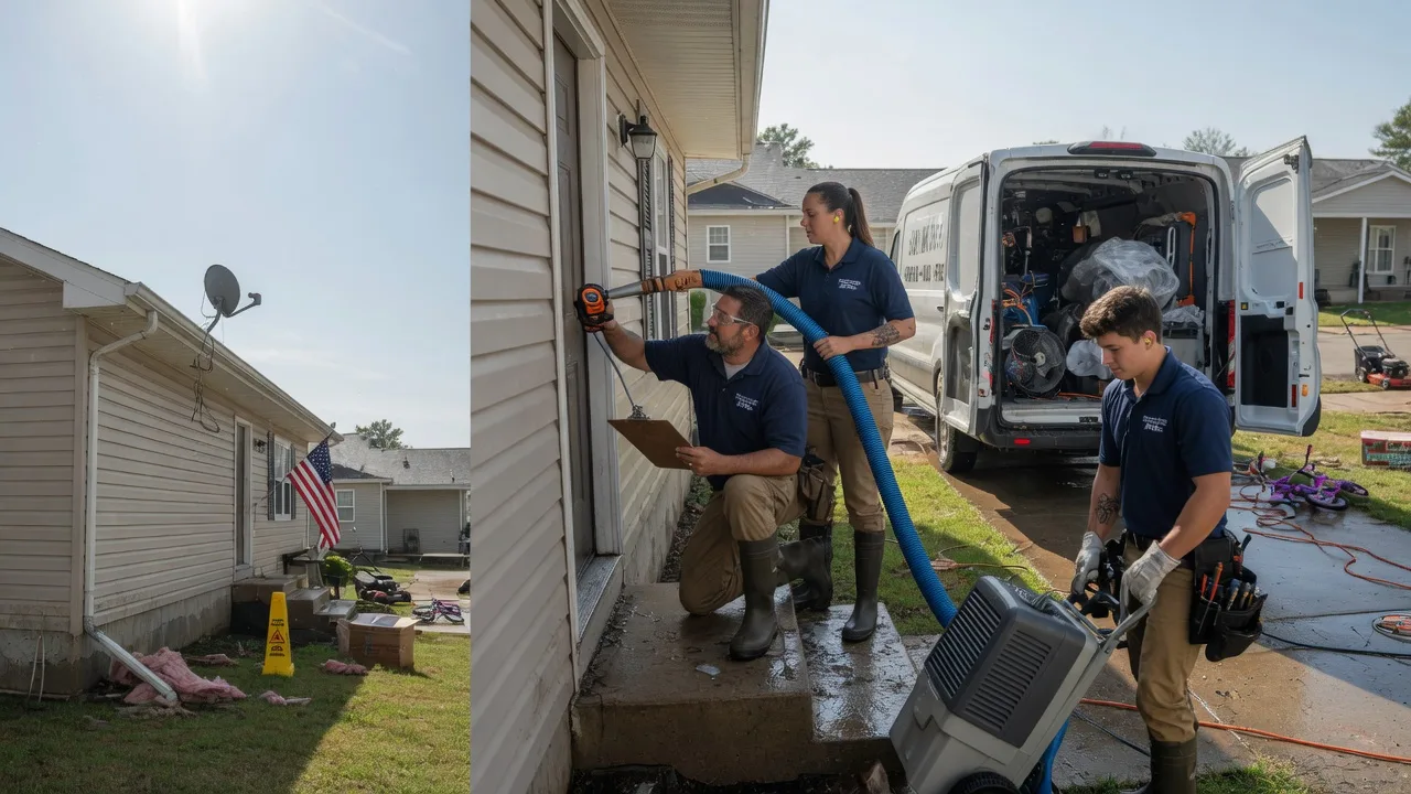 Ceiling Water Damage Restoration in Logan, IL near me